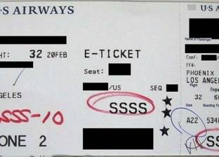 ما هو سر الرمز "SSSS" على تذاكر الطيران؟