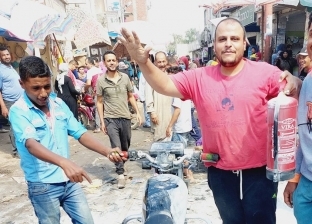 شهامة شاب تنقذ سوق الحامول من كارثة انفجار خزان وقود دراجة نارية