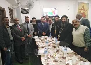"إفطار أمام صورة المسيح".. كنيسة بالإسكندرية تنظم إفطار الوحدة الوطنية