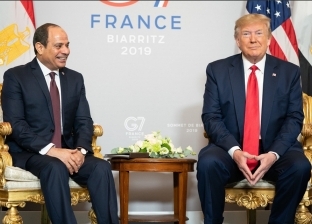 عاجل.. ترامب: لقاء الرئيس السيسي في فرنسا عظيم ورائع