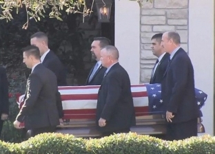 بالفيديو| مراسم جنازة الرئيس الأمريكي جورج بوش الأب
