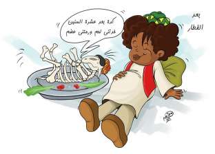 "بكار أكل رشيدة على الفطار".. كاريكاتير "مروة" ضد غلاء أسعار رمضان
