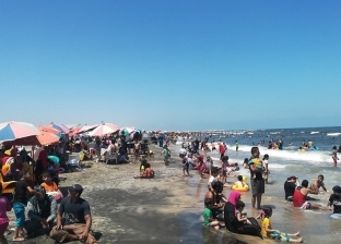 مليون زائر بشواطئ بلطيم خلال عيد الأضحى 