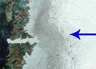 بالفيديو| انفصال كتلة جليدية بطول 6.5 كيلومتر عن جرينلاند
