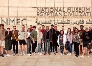 فريق ديزني أون آيس يزور المتحف القومي للحضارة المصرية
