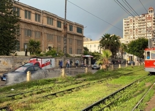 قوس قزح يزين سماء الإسكندرية بعد أمطار «نوة السلوم» (صور)