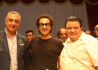 خالد جلال يكرم أحمد حلمي في سينما مصر