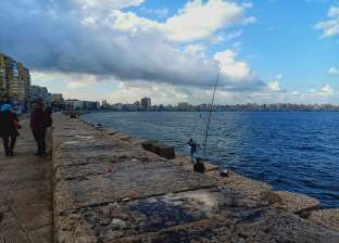 هدوء الأمطار على الإسكندرية بعد موجة الطقس السيئ