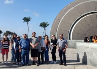 جولة سياحية لطلاب جامعة إسكتلندية في معالم الإسكندرية