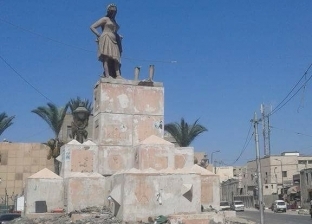 اختفاء تمثال «بائع العرقسوس» من أقدم ميادين الإسكندرية