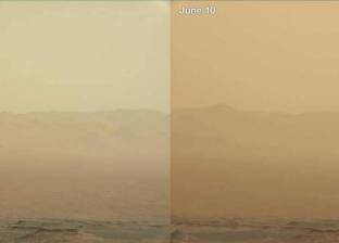 بالصور| عاصفة بمساحة قارتين تغير وجه المريخ
