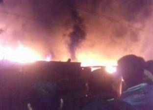 5 حالات اختناق في حريق محدود داخل قسم شرطة بني مزار بالمنيا