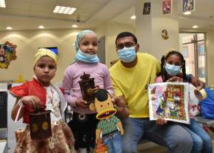 ارسم بسمة.. أطفال أكاديمية الجزيرة يوزعون فوانيس رمضان على مرضى الأورام