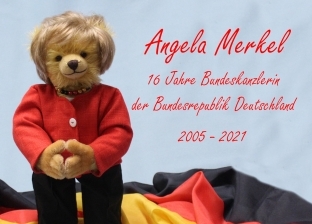 بمناسبة رحيل المستشارة.. «الدبة ميركل» في أسواق ألمانيا بـ 189 يورو