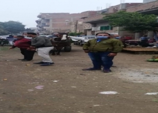فض سوق الخضار بقرية مسهلة بالسنطة في محافظة الغربية «صور»