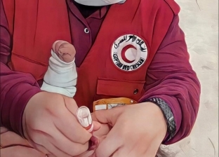 الهلال الأحمر يشارك في حملة التطعيم ضد شلل الأطفال بالقاهرة والجيزة