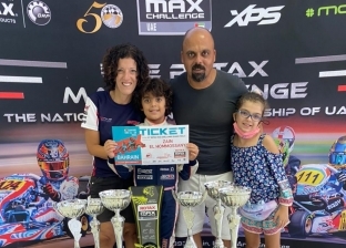 مكرم تهنئ الطفل المصري زين الحمصاني لفوزه ببطولة سباق السيارات بدبي