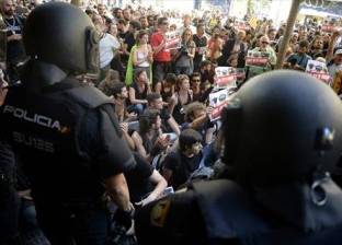 تظاهرة في برشلونة احتجاجا على استمرار اعتقال انفصاليين كتالونيين