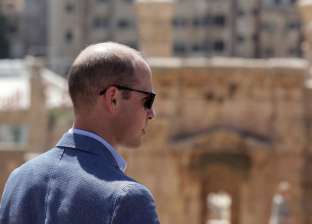 الأمير وليام يزور مدينة جرش الرومانية الأثرية في الأردن