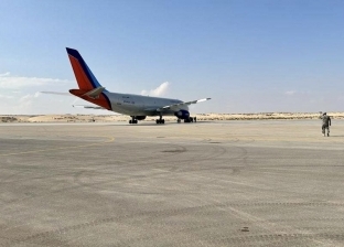مطار العريش يستقبل طائرة مساعدات بحرينية لنقلها إلى قطاع غزة