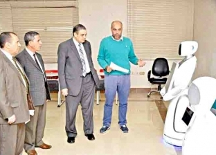 كلية الذكاء الاصطناعي بجامعة كفر الشيخ تستقبل 3 روبوتات لدراستها