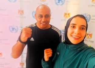 مدرب يمنى عياد أول ملاكمة مصرية تتأهل للأولمبياد: تتدرب 7 ساعات يوميا