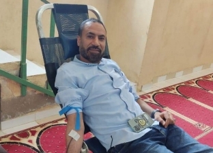 إقبال كبير على التبرع بالدم ضمن مبادرة «20 دقيقة تنقذ حياة» بكفر الشيخ