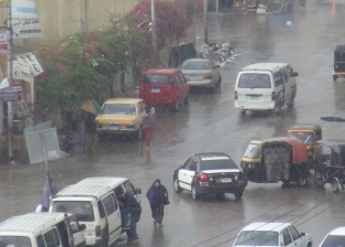 رفع درجة الاستعداد بعد تعطل حركة السير بشوارع الغربية بسبب الأمطار