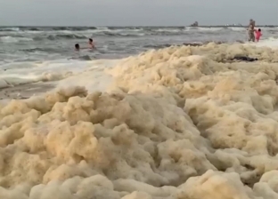 معلومات عن ظاهرة زبد البحر.. ظهرت بكثافة على شواطئ بورسعيد