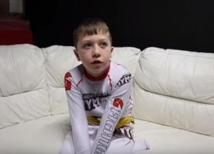 بالفيديو| أصغر مصارع في العالم.. "عمره 9 أعوام وفاز في 15 مباراة"