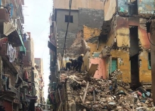 مصرع شخص وإصابة 2 في انهيار أجزاء من عقار بالإسكندرية بسبب الطقس