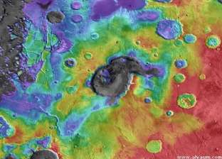 اكتشاف بقايا بركان عملاق على كوكب المريخ