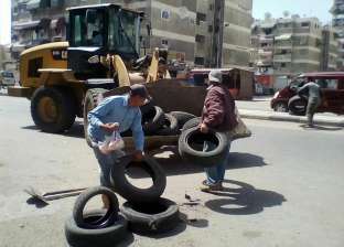 إعادة تدوير الإطارات المستعملة.. مشروع لحماية البيئة من التلوث ببورسعيد