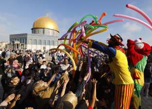 بالصور| 100 ألف فلسطيني في صلاة عيد الأضحى بالمسجد الأقصى