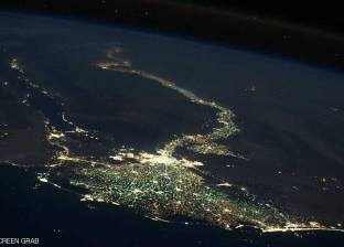 روسي يلتقط صورة رائعة لمصر من الفضاء