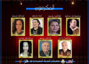 أسماء المكرمين في مهرجان الحرية المسرحي بالإسكندرية.. منهم سامية جمال