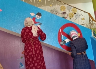 بنات «we Can» يبدعن في رسم جداريات الجمعيات الخيرية ودور الأيتام