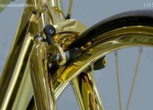 بالصور| دراجة مصنوعة من الذهب سعرها يتجاوز 5 ملايين جنيه