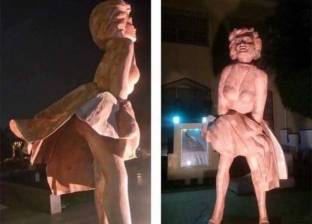 رفع تمثال مارلين مونرو المثير للجدل في دار الأوبرا المصرية
