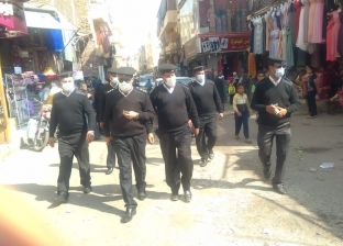 تحرير 11 مخالفة لعدم ارتداء الكمامة في حملات بالأقصر