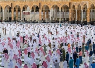 صلاة عيد الفطر في الحرم المكي والمسجد النبوي (صور)