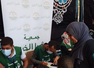جمعيات خيرية توزع شنط المدارس مجانا في شبرا الخيمة