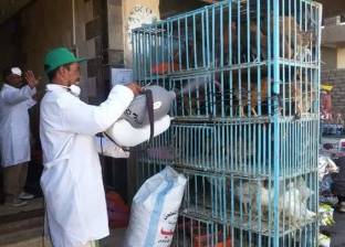 حملة لتطهير محال الطيور للوقاية من انفلونزا الطيور بالبحر الأحمر