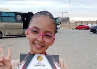 الطفلة ريتاج الشوادفي بجنوب سيناء تحصد ذهبية بطولة كأس مصر للجمباز