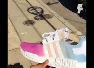 بالفيديو| "الحرباء".. حذاء جديد يتغير لونه بحسب درجة الحرارة