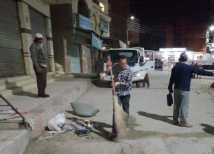 في رابع أيام رمضان.. حملات للنظافة وتطهير وتعقيم الشوارع بالتل الكبير