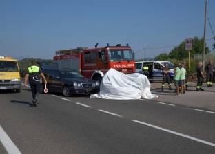 بالصور| اللقطات الأولى من موقع حادث جورج كلوني بإيطاليا