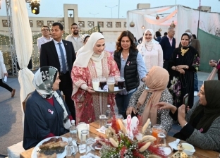 وزيرة التضامن تشارك محاربات بهية حفل إفطار بفرع الشيخ زايد «تحت التأسيس»