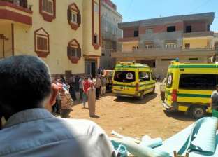 ارتفاع أعداد المصابين إثر انهيار سقف على طلبة في كفر الشيخ إلى 36