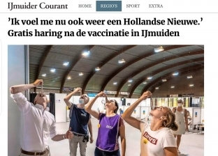 بعد «الحشيش» في أمريكا.. هولندا توزع «رنجة» بمراكز تطعيم كورونا